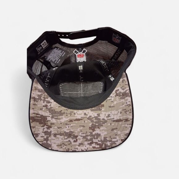 Dallas Cowboys New Era Salute To Service 9TWENTY Trucker Mesh OSFM Hat Cap - Picture 2 of 8